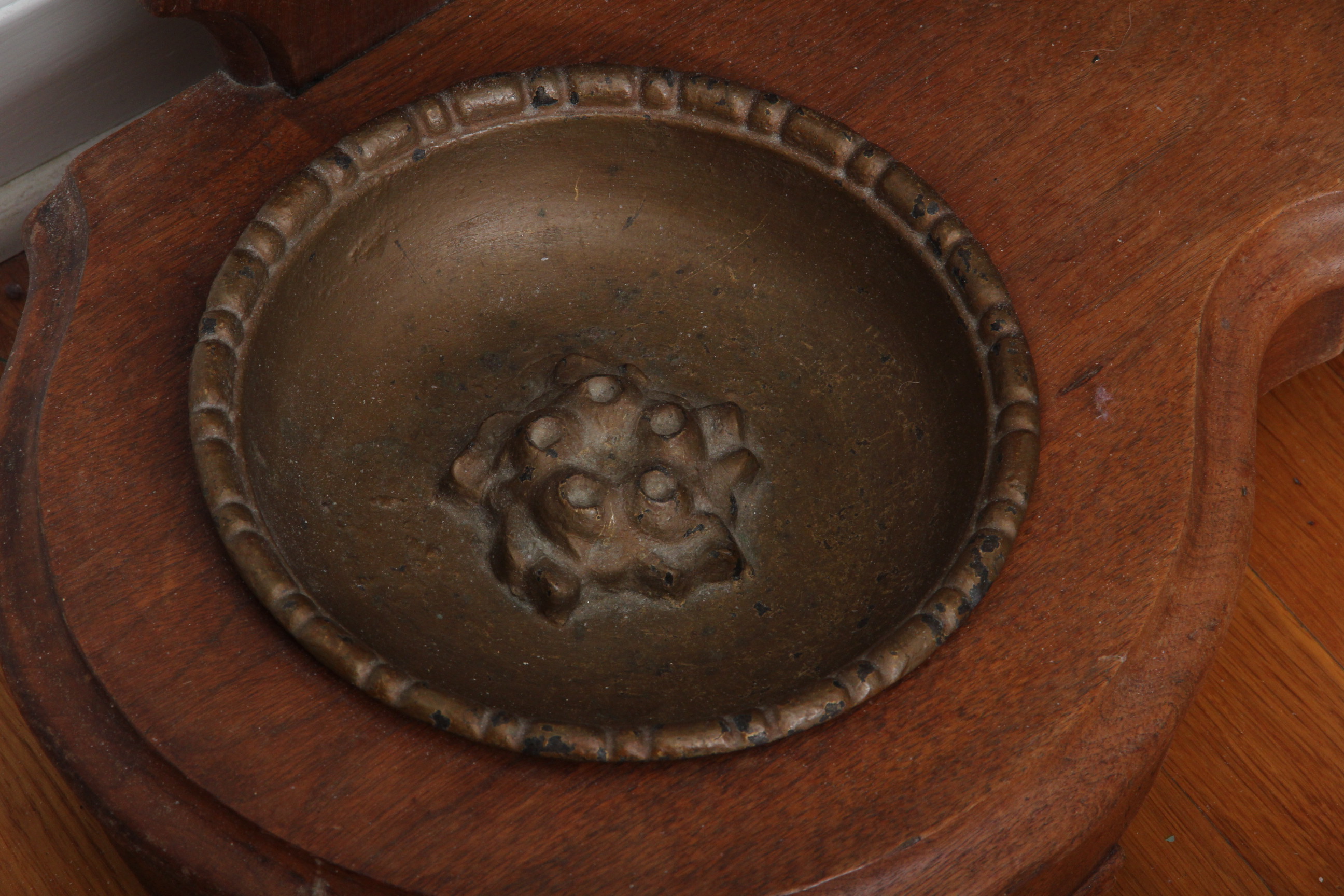 Vintage Oak Hall Tree