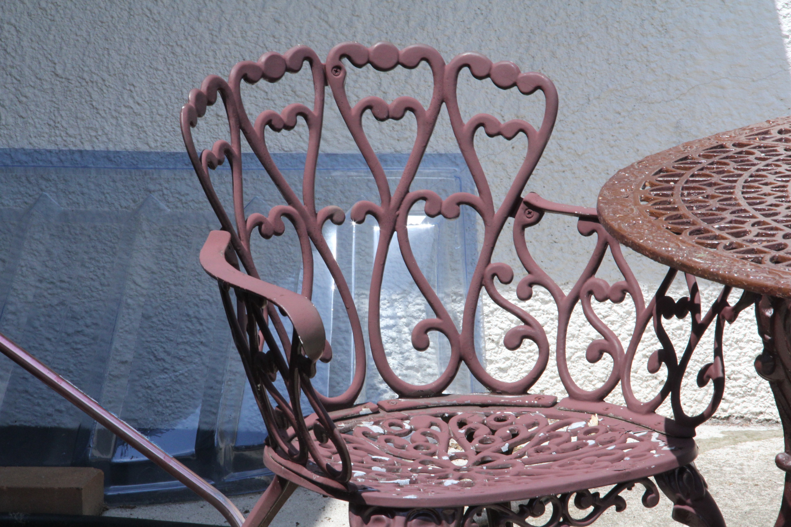 Wrought Iron Table and Chairs