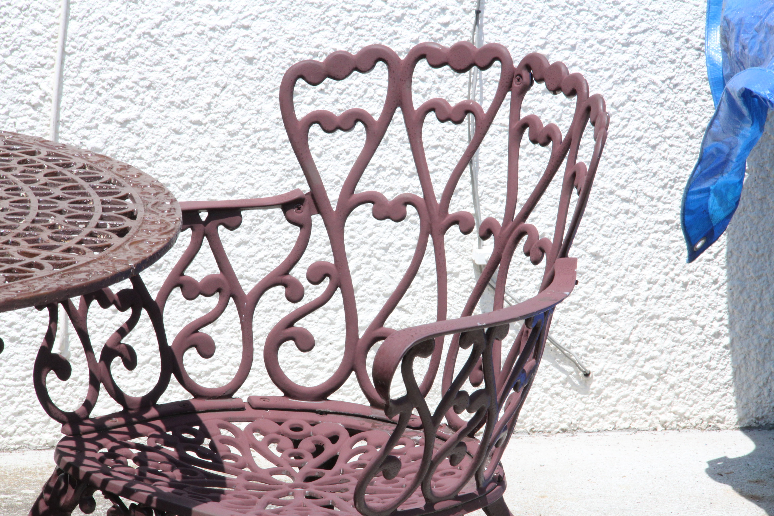 Wrought Iron Table and Chairs