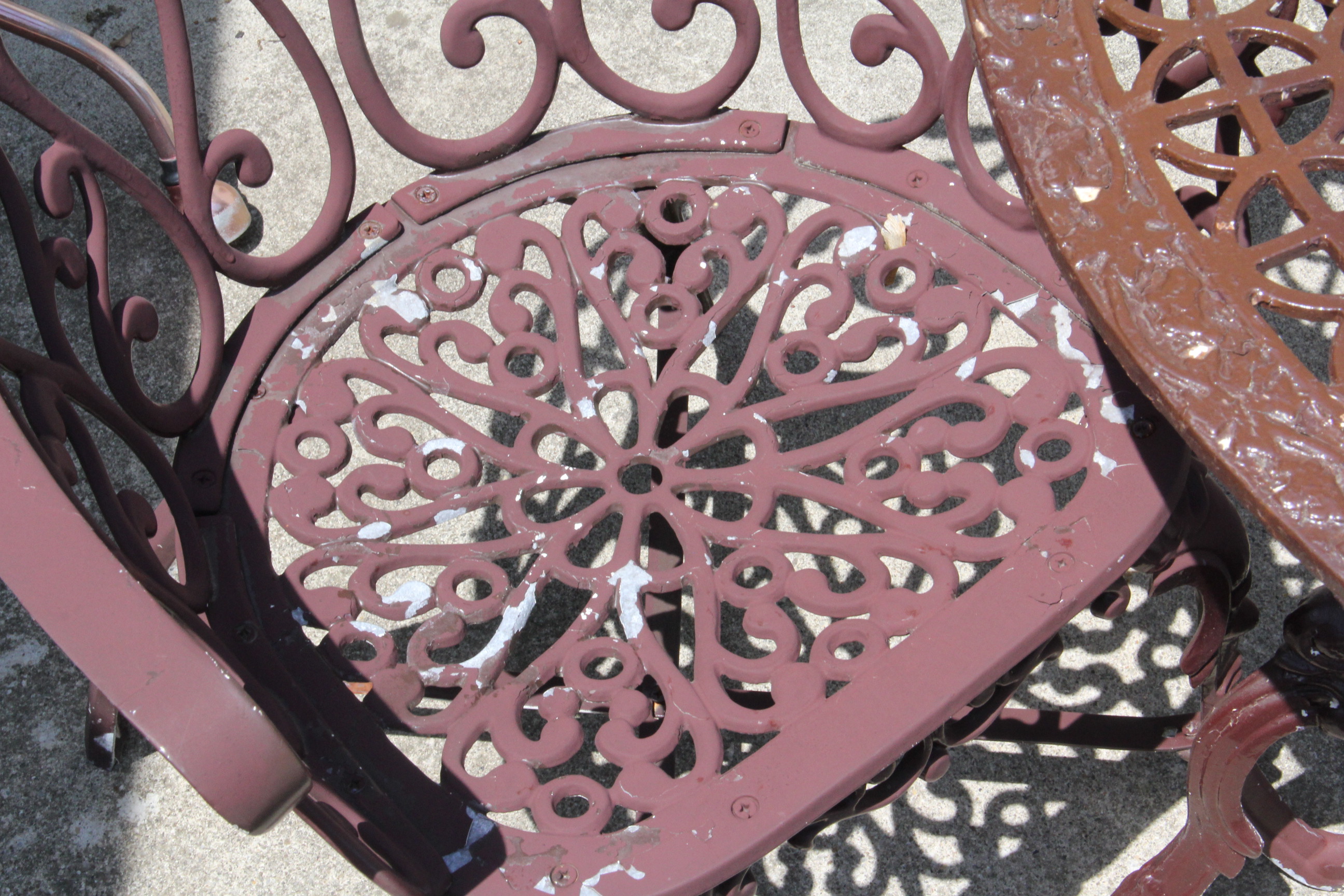 Wrought Iron Table and Chairs