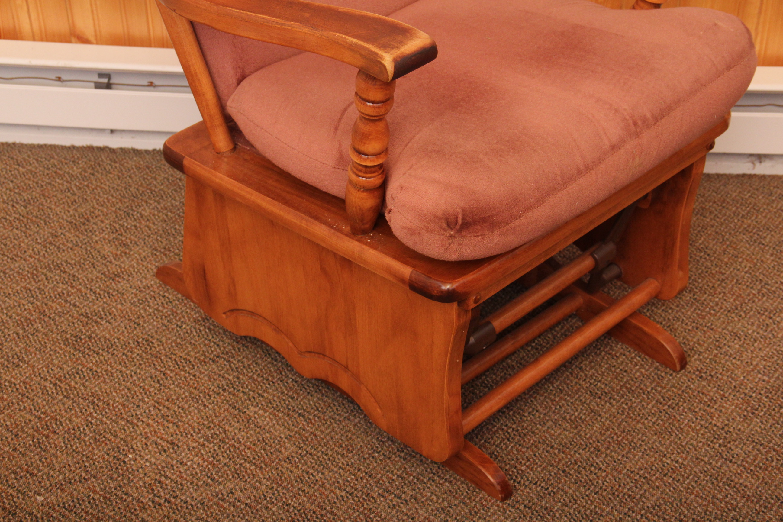 Wooden Gliding Rocking Chair