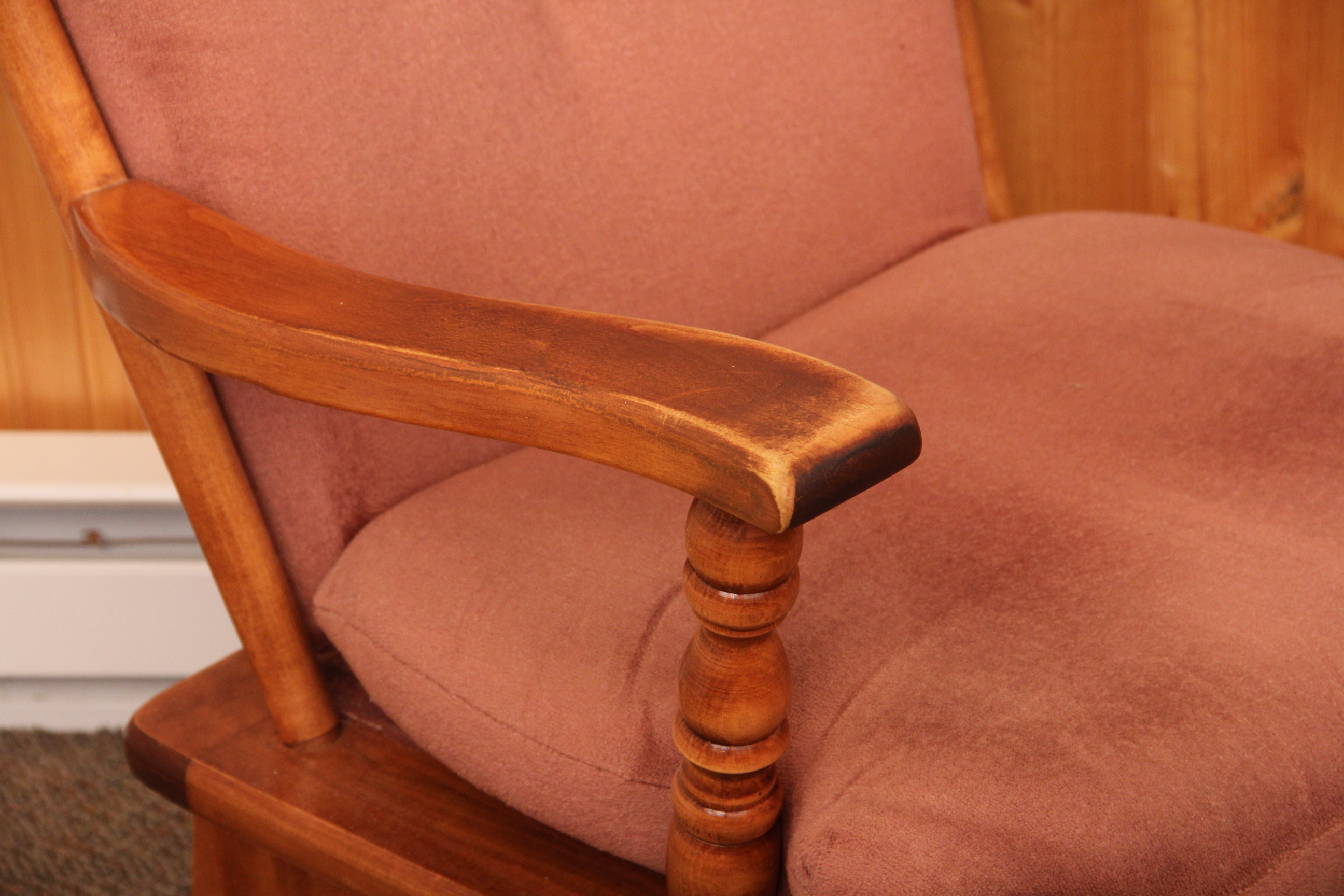 Wooden Gliding Rocking Chair