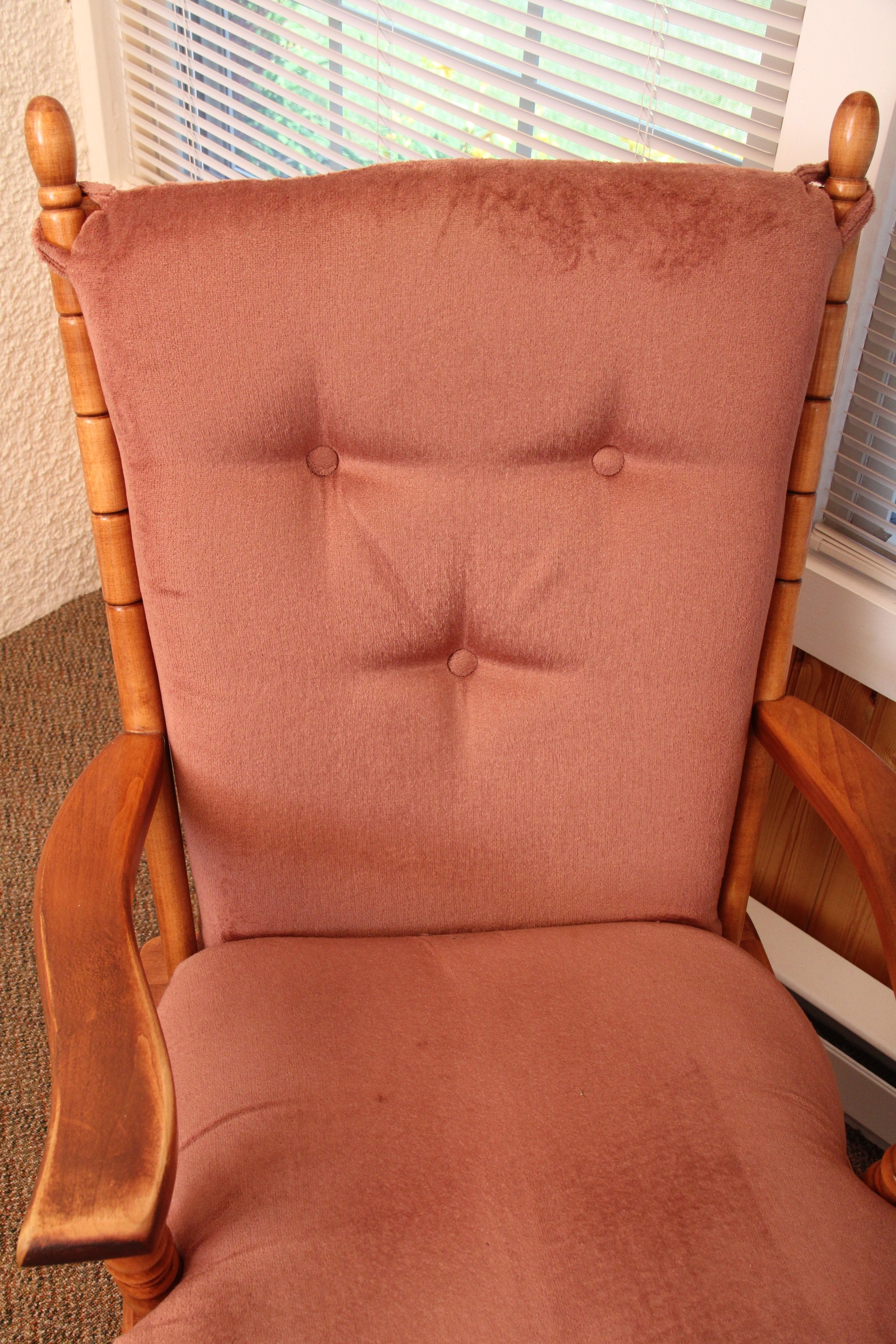 Wooden Gliding Rocking Chair