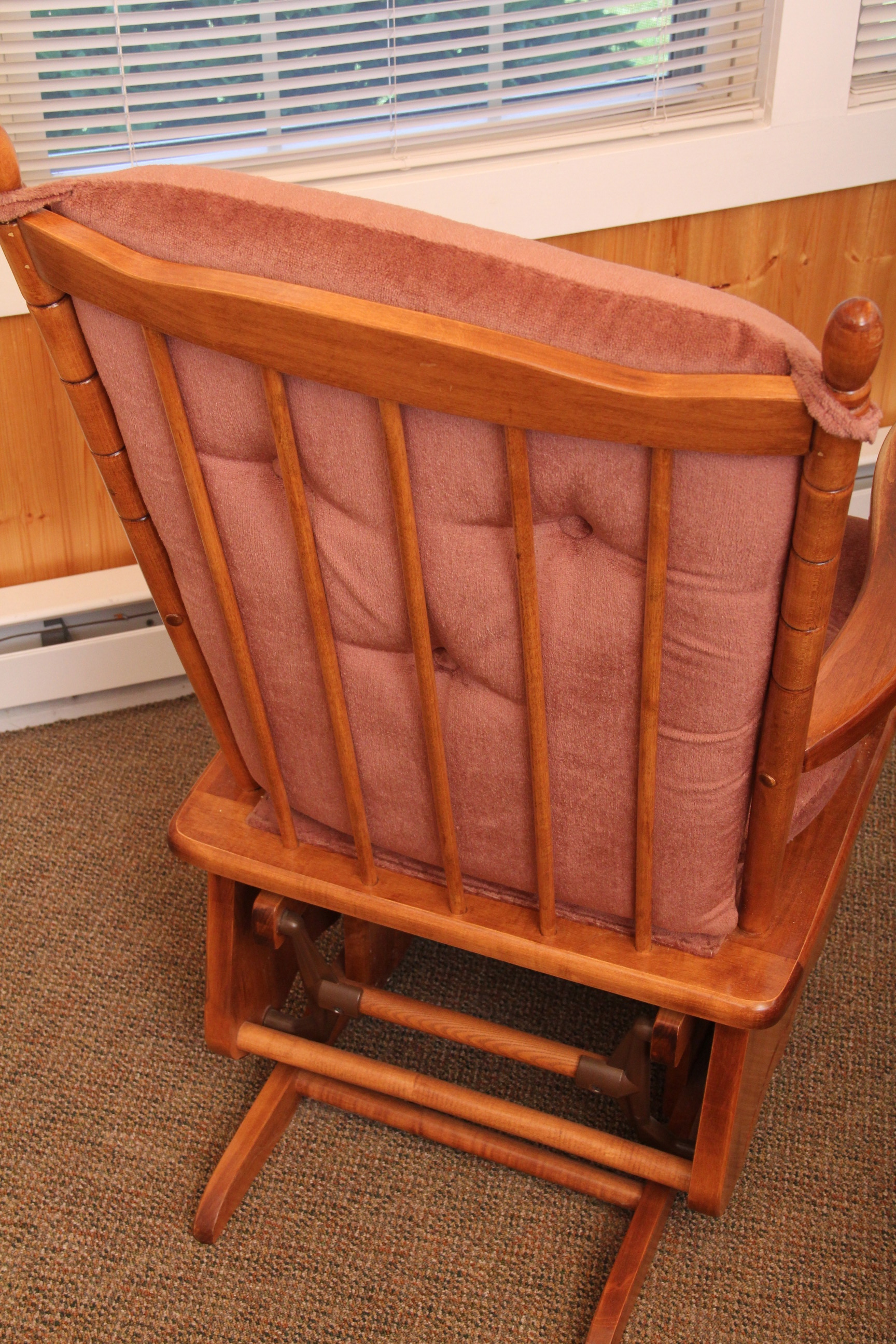 Wooden Gliding Rocking Chair