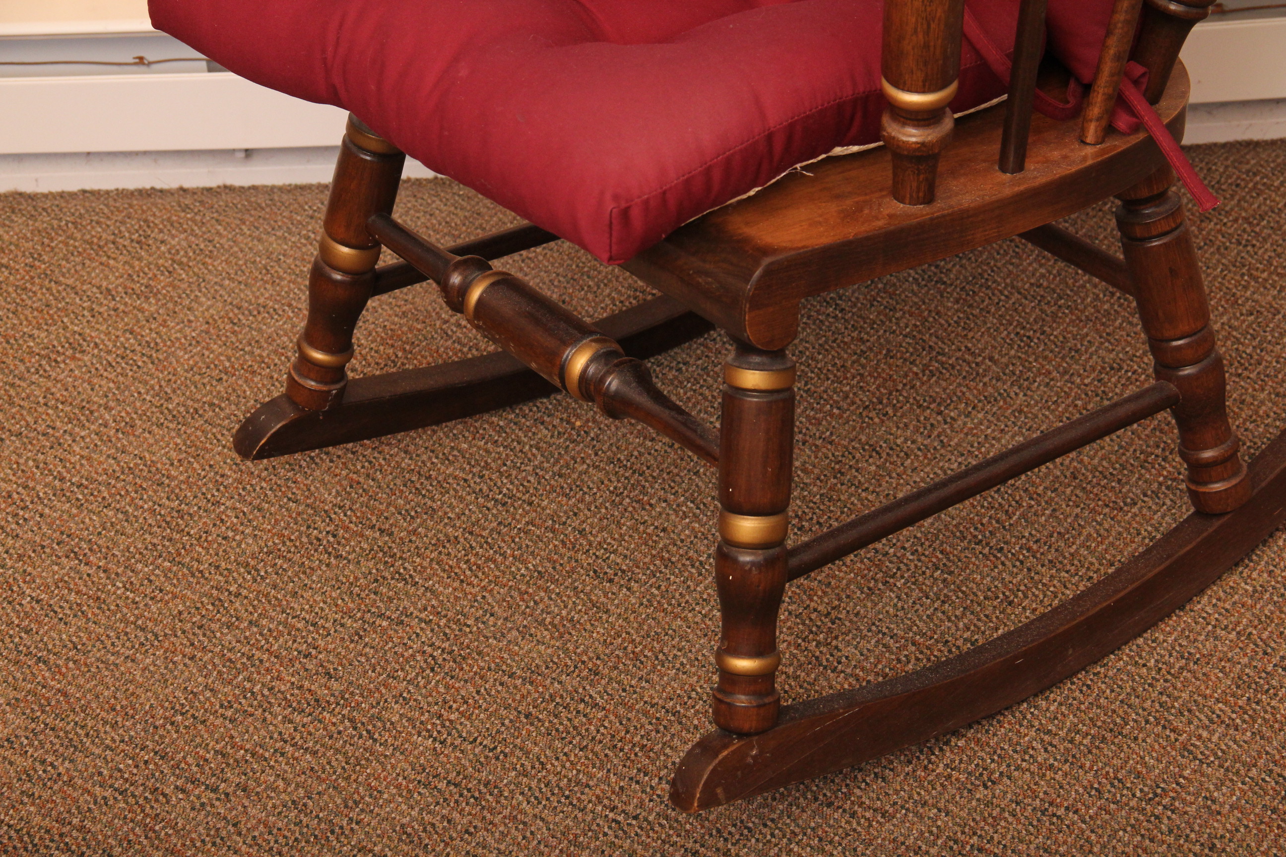 Stained Oak Rocking Chair