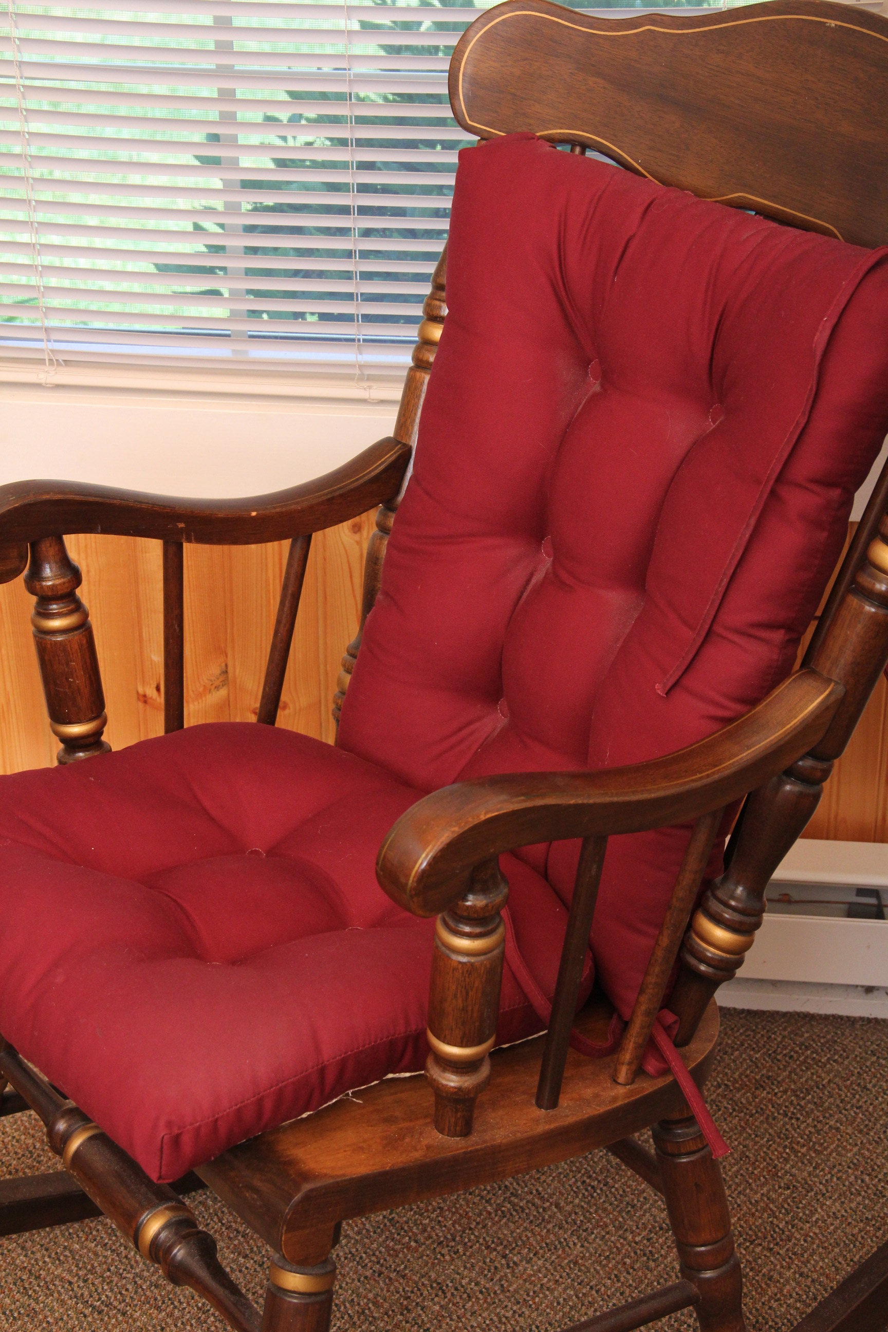 Stained Oak Rocking Chair