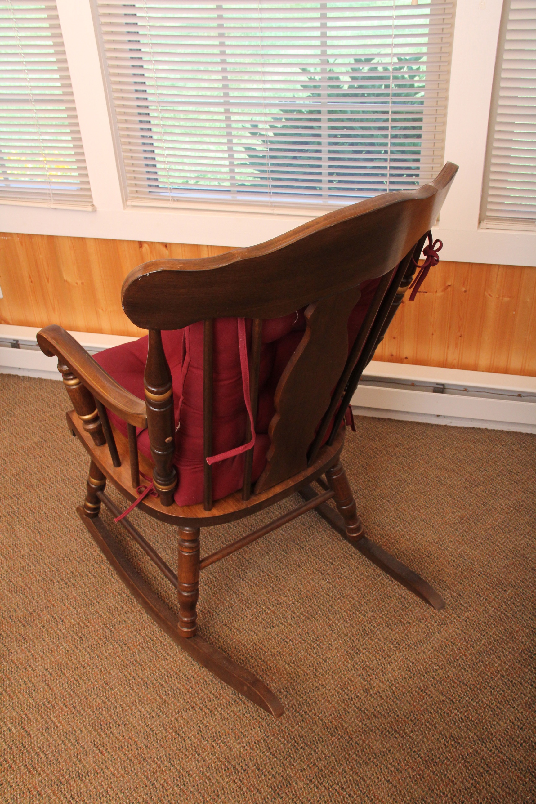 Stained Oak Rocking Chair