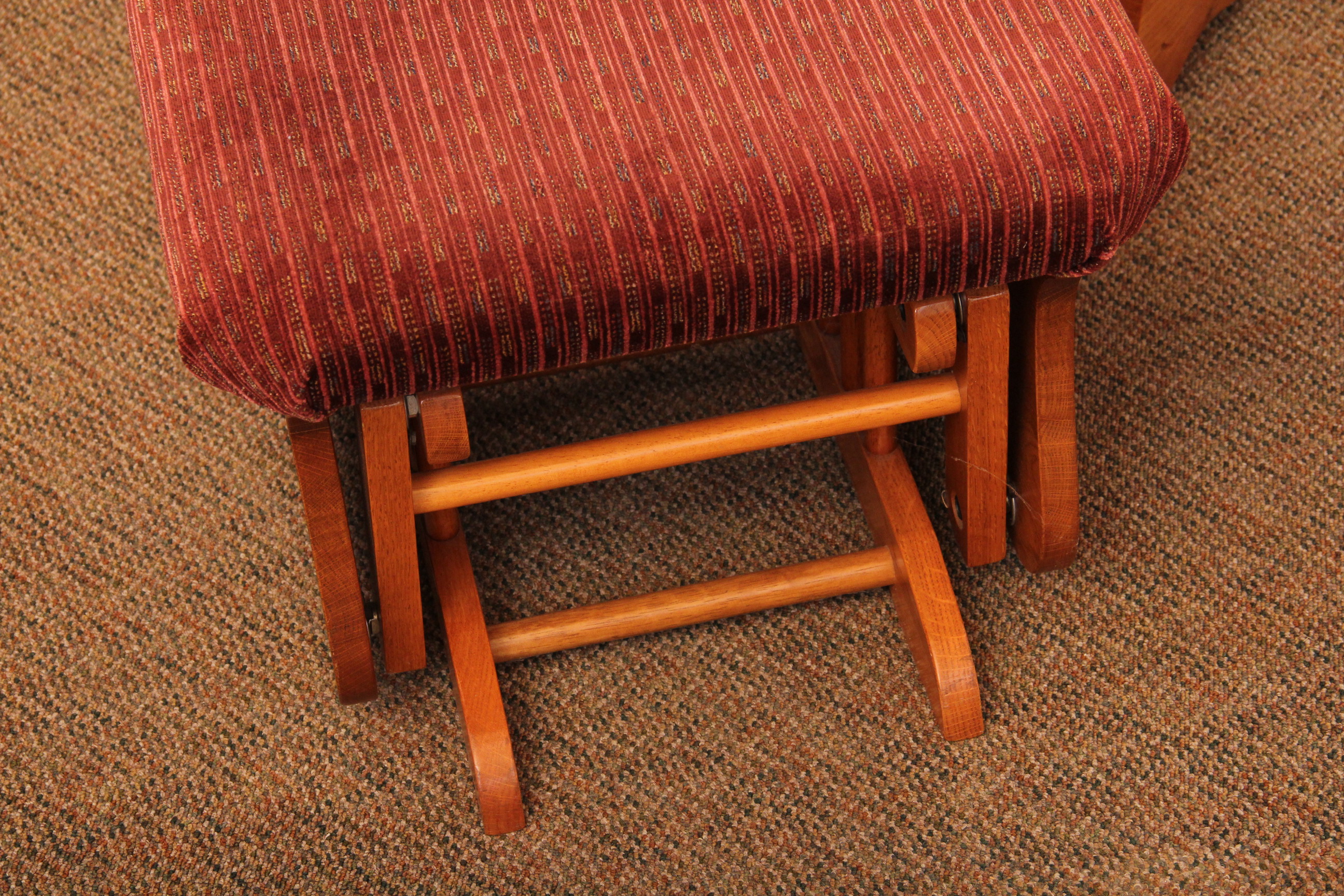 Wooden Gliding Rocking Chair