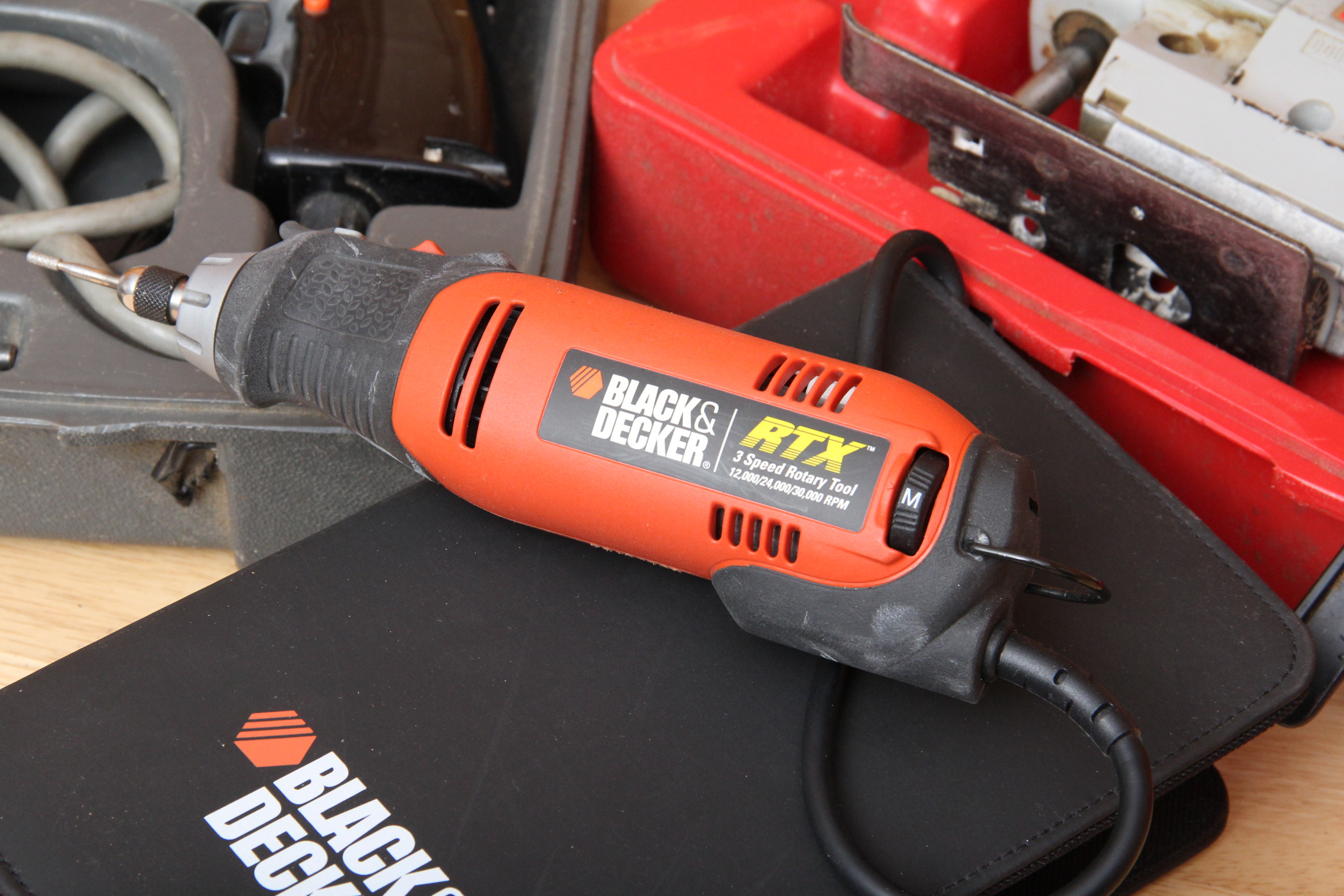 Black & Decker Drill Kit, Rotary Tool, and Skil Jigsaw