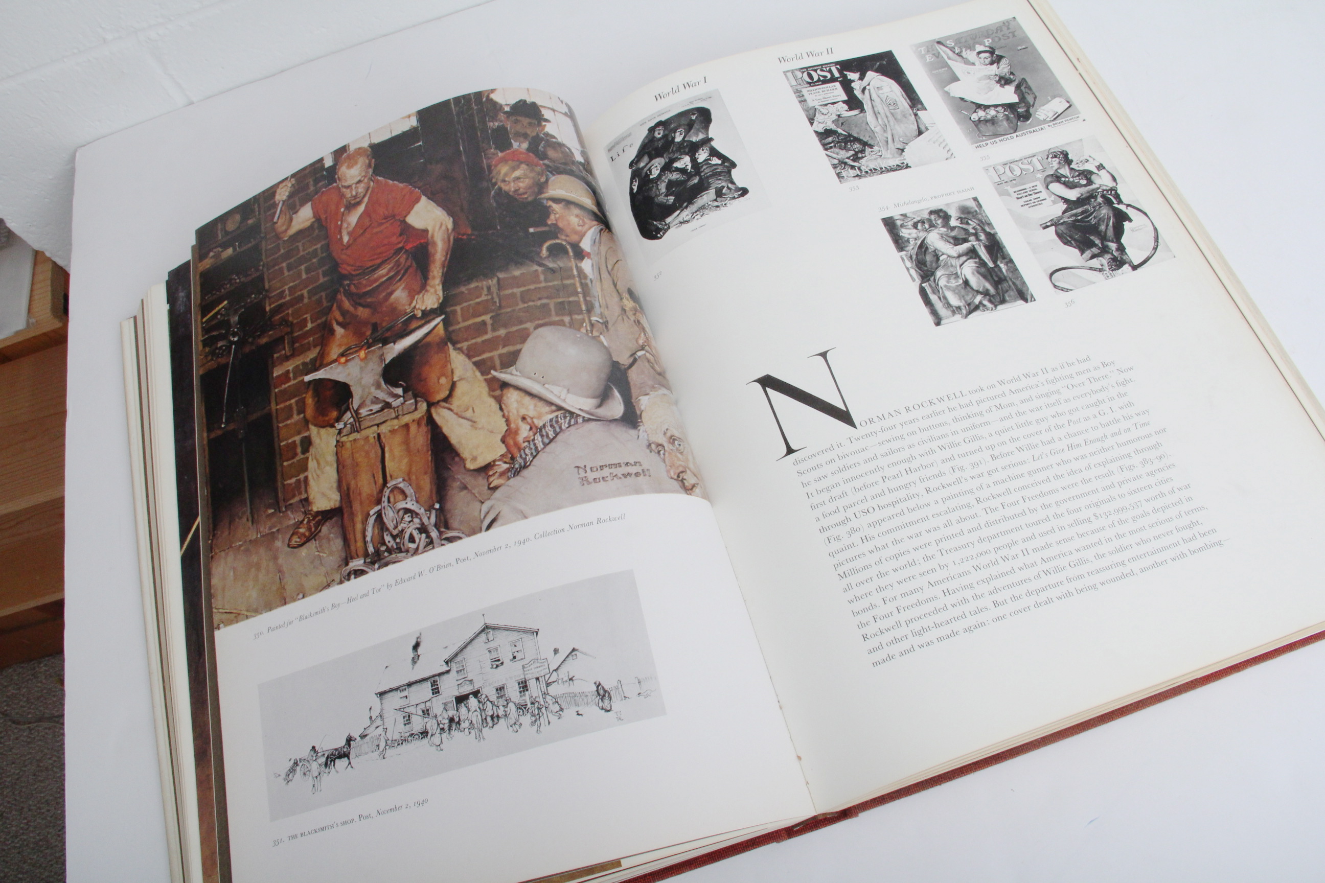 Norman Rockwell Coffee Table Book