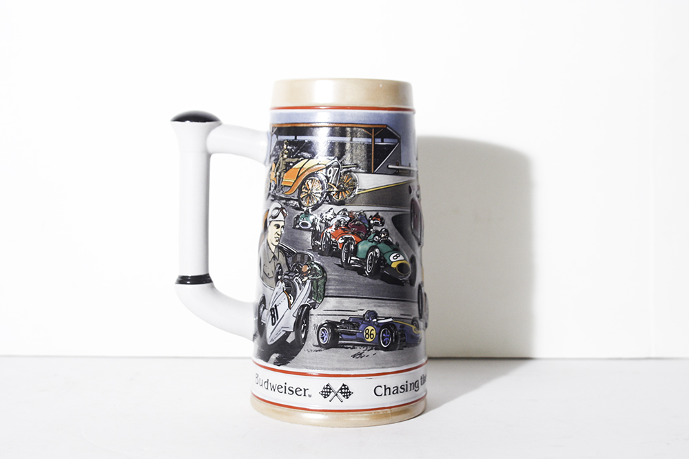 1991 Budweiser "Chasing the Checkered Flag" Stein