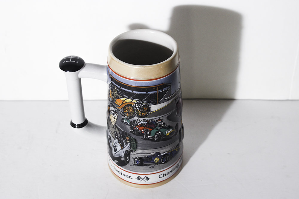 1991 Budweiser "Chasing the Checkered Flag" Stein