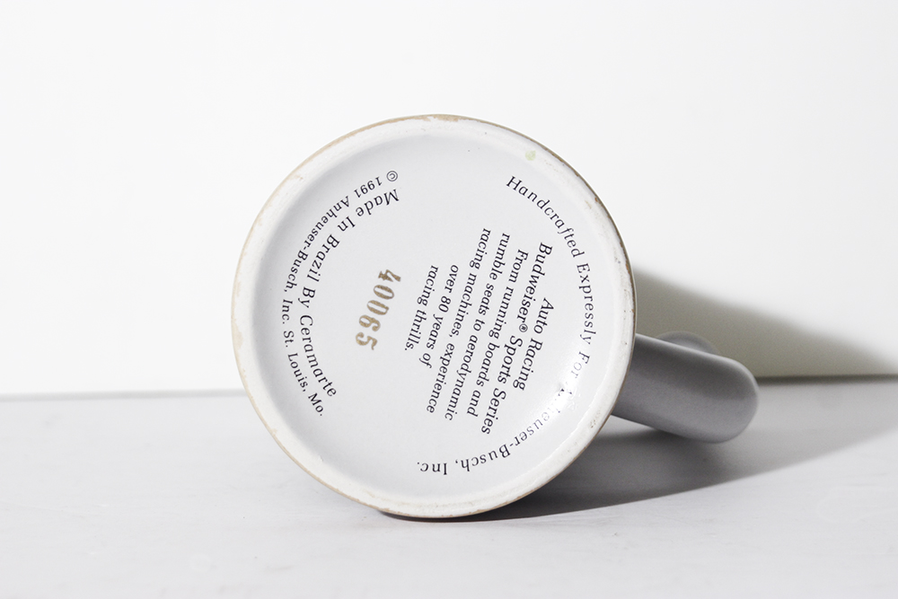 1991 Budweiser "Chasing the Checkered Flag" Stein