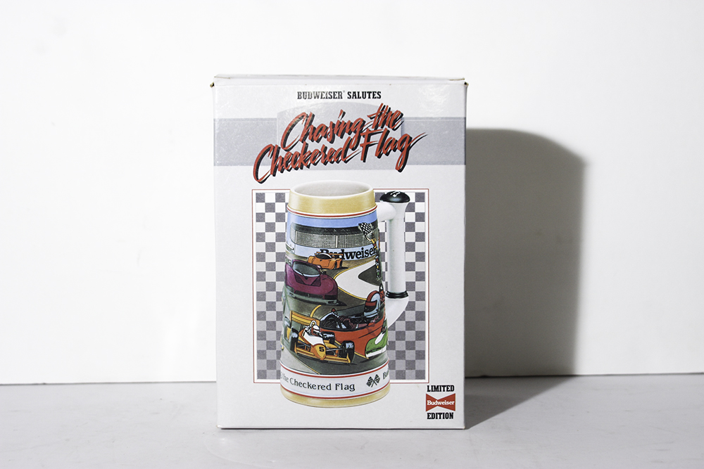 1991 Budweiser "Chasing the Checkered Flag" Stein