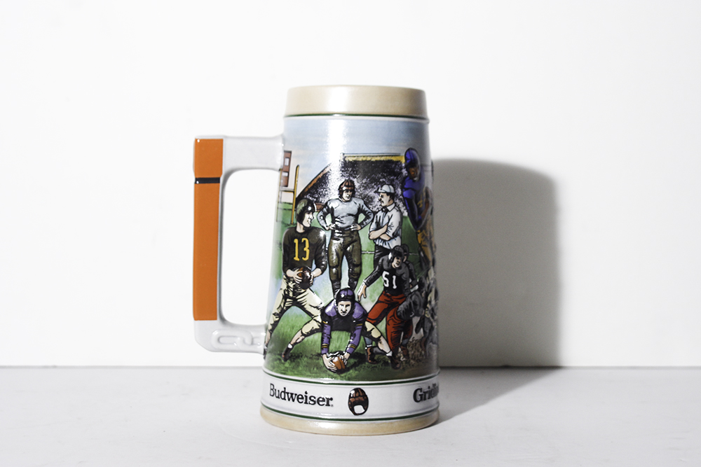 1991 Budweiser "Gridiron Legacy" Football Stein