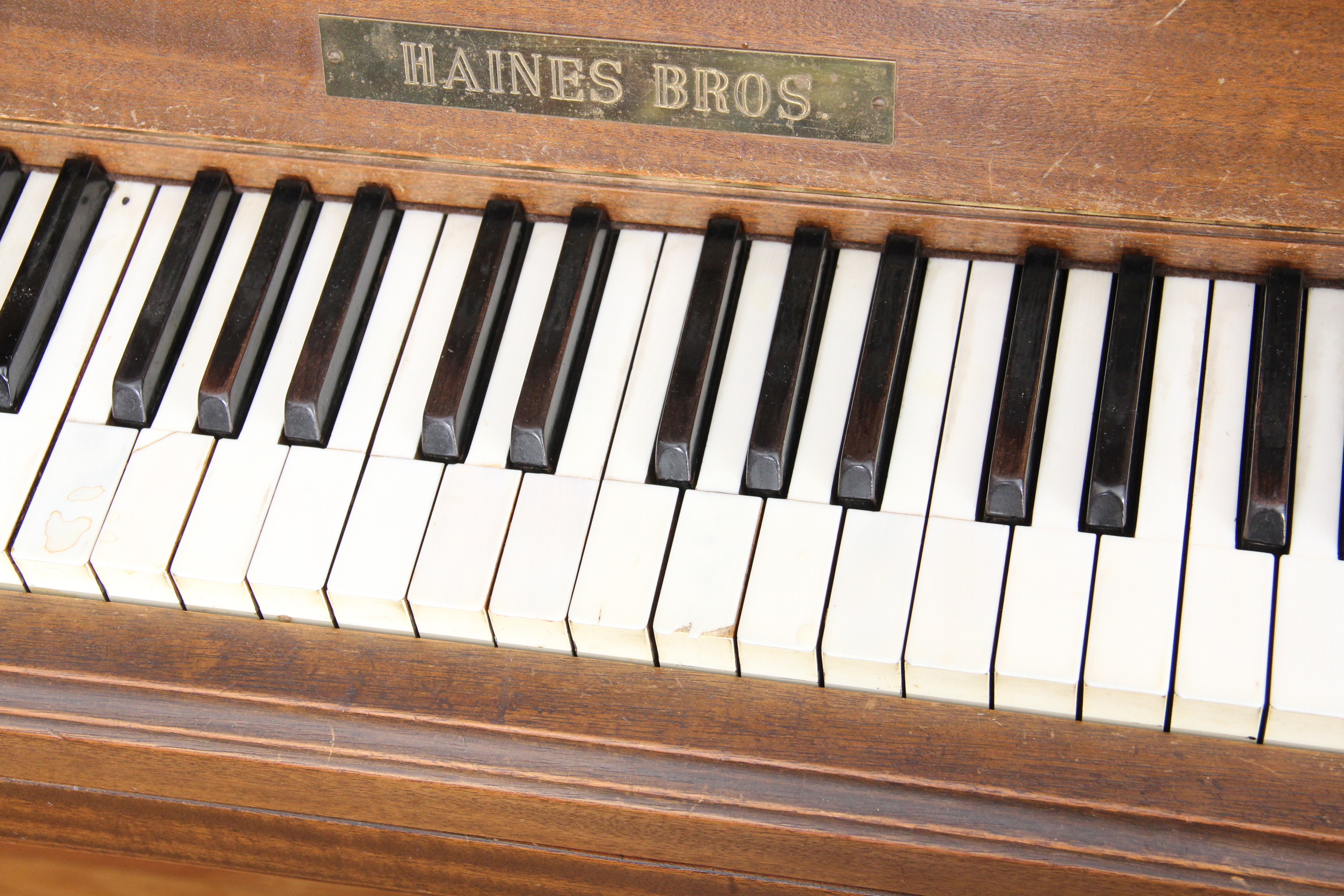 Antique Player Piano by Haines Bros