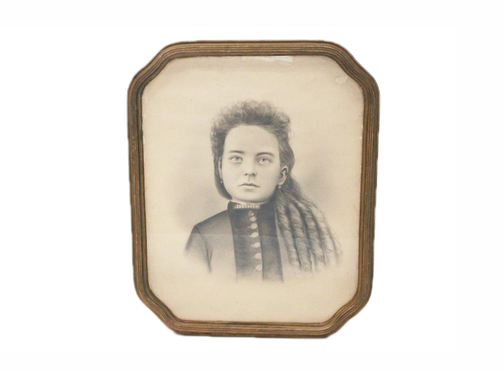 Antique Charcoal Portrait