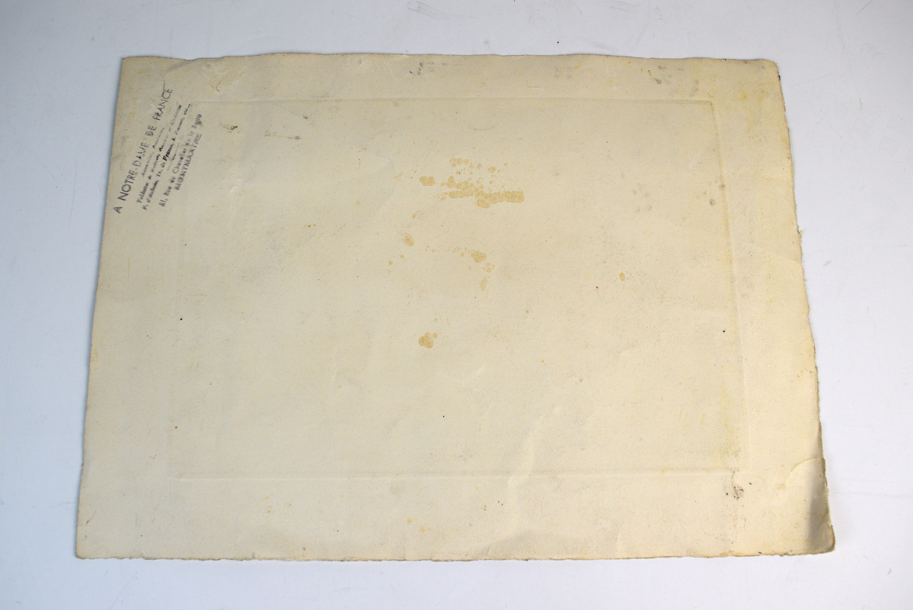 Charles Mondin Notre Dame Etching