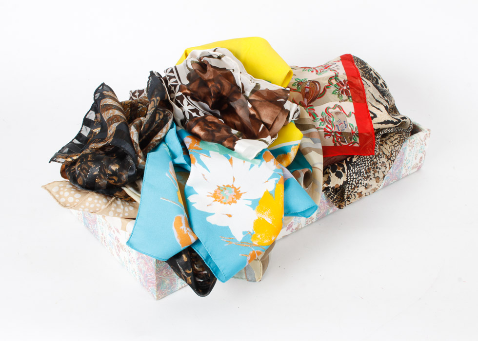 Vintage Silk Scarves