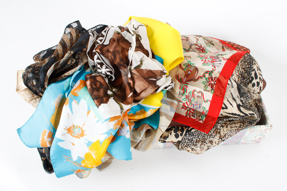 Vintage Silk Scarves
