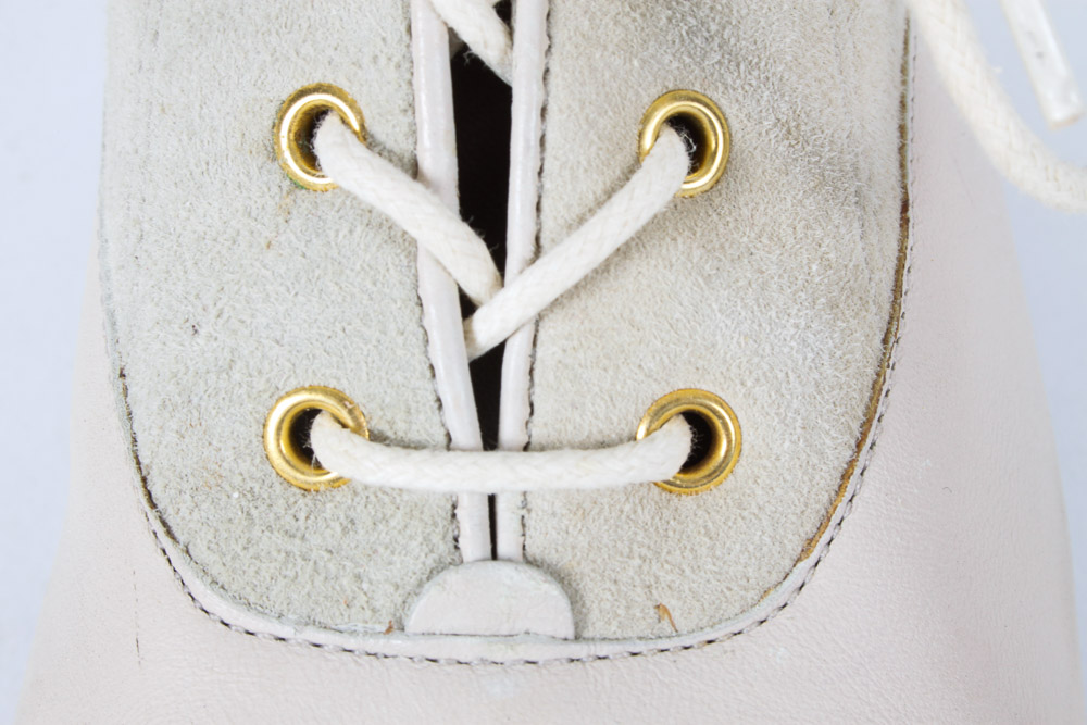 Nine West Cream Leather Boots