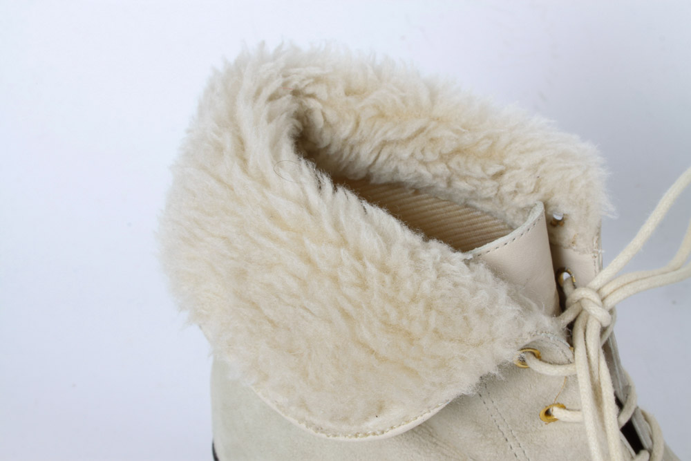 Nine West Cream Leather Boots