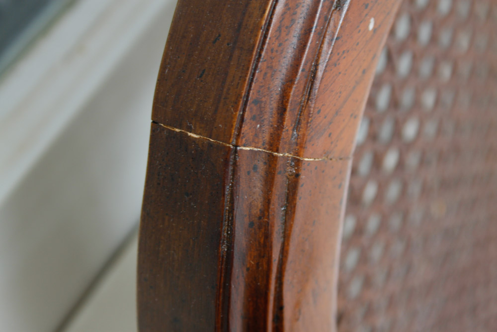 French Provincial Caned Queen Headboard