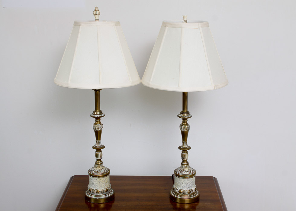 Brass Finished Table Lamps