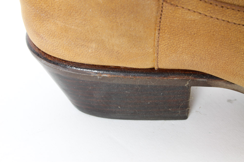 Nine West Leather Western Boots