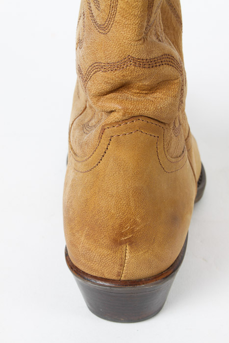 Nine West Leather Western Boots