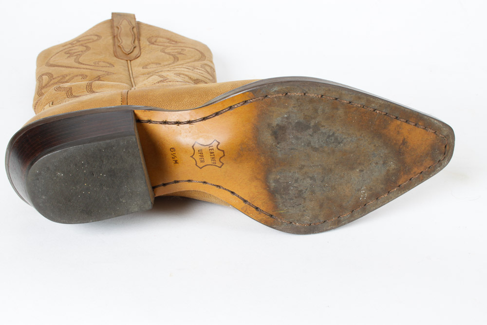 Nine West Leather Western Boots