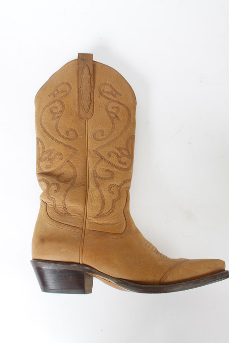 Nine West Leather Western Boots