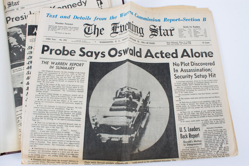 JFK Commemorative Literature