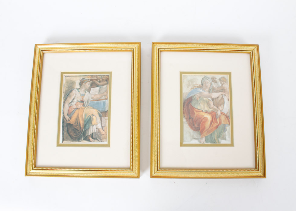 Framed Michelangelo Prints
