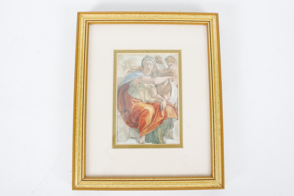 Framed Michelangelo Prints