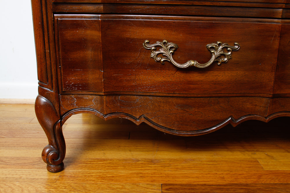 French Provincial Dresser and Mirror