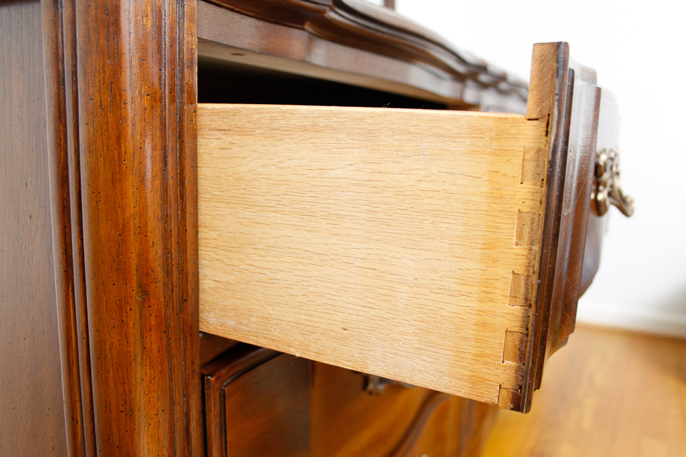 French Provincial Dresser and Mirror