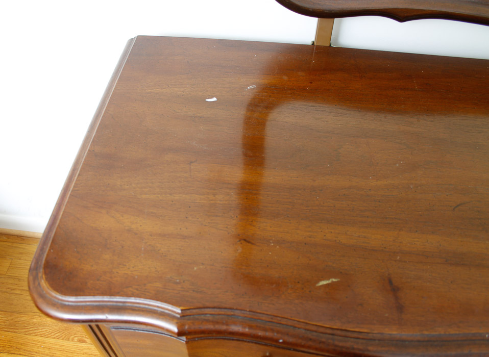 French Provincial Dresser and Mirror