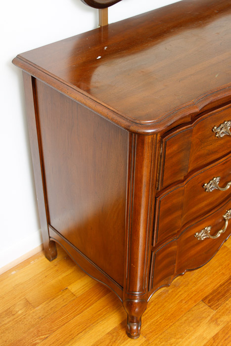French Provincial Dresser and Mirror