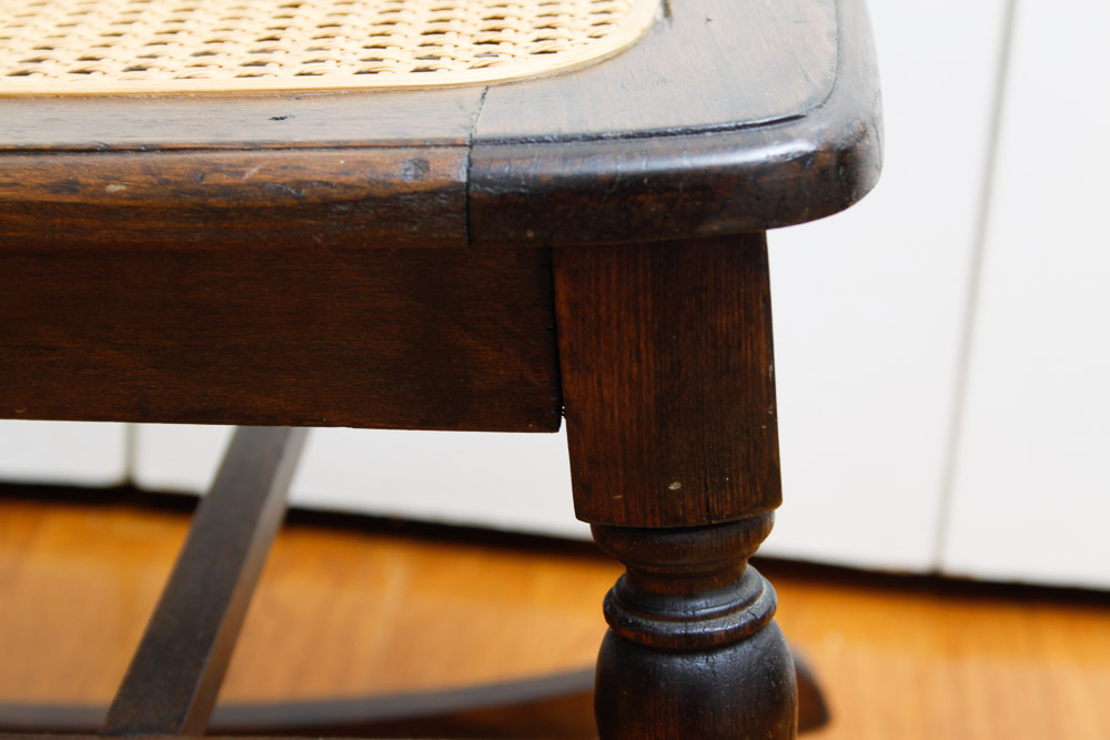 Antique Splat Back Rocking Chair