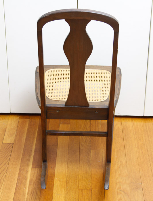 Antique Splat Back Rocking Chair
