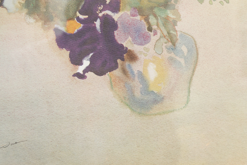 Framed Watercolor Print