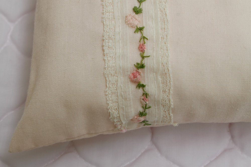 Hand Embroidered Baby Pillow Covers