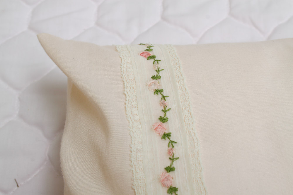 Hand Embroidered Baby Pillow Covers