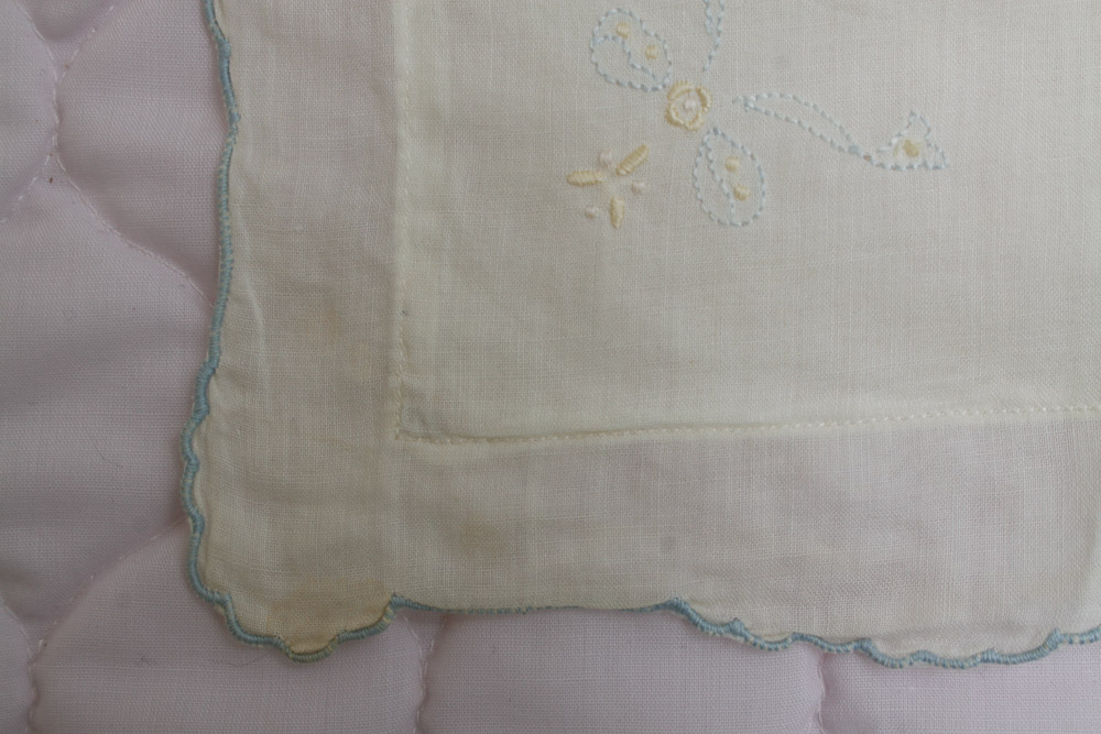 Hand Embroidered Baby Pillow Covers