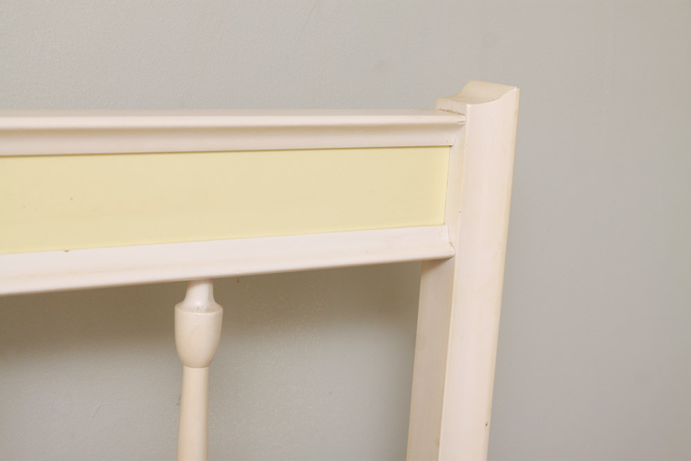 Painted Wood Twin Bed Frame