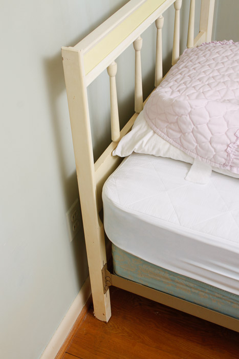 Painted Wood Twin Bed Frame