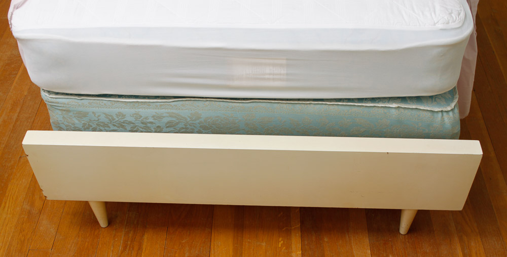 Painted Wood Twin Bed Frame