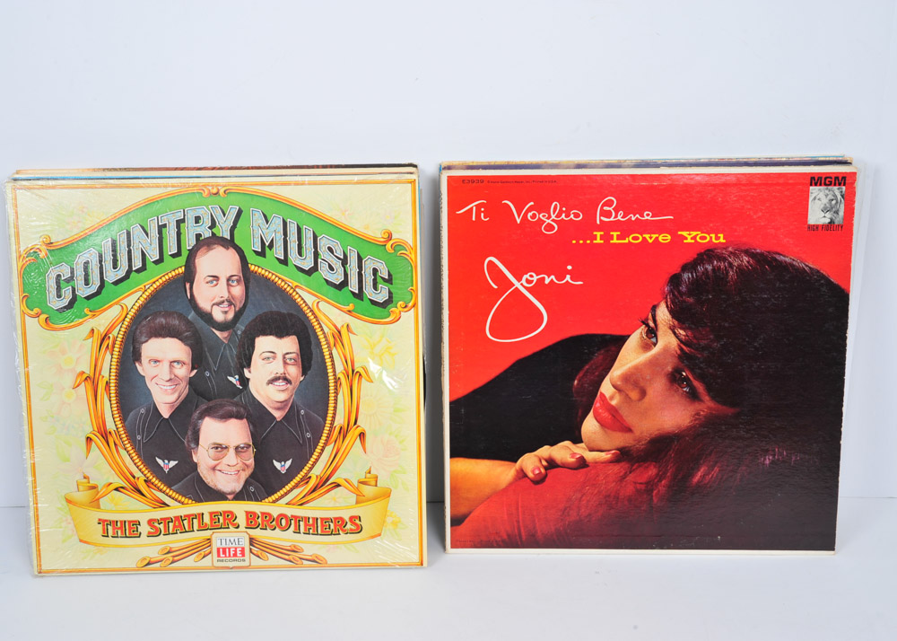 Collection of Country, Vocalist, Jazz and Big Band Records