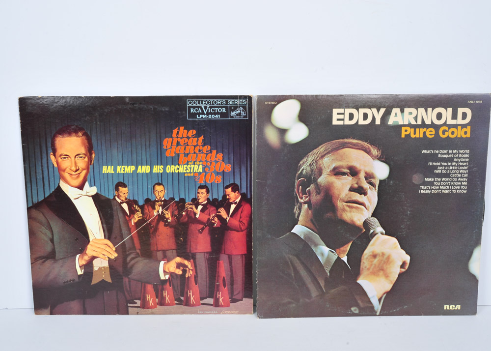 Collection of Country, Vocalist, Jazz and Big Band Records